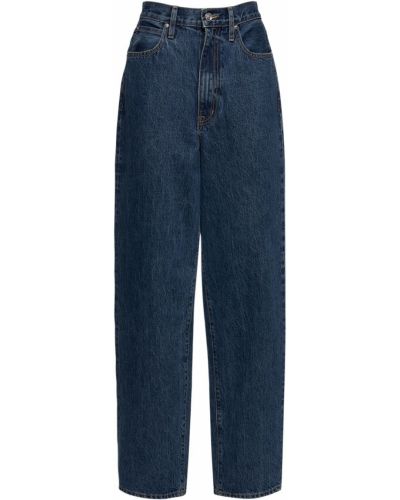 Voľné džínsy s vysokým pásom Slvrlake modrá