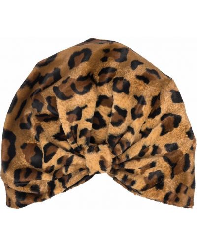 Gorra con estampado leopardo Moschino