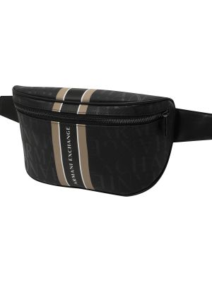 Чанта за носене на кръста Armani Exchange черно