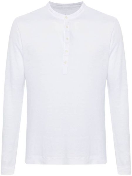 Lněné tričko 120% Lino bílé