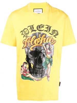 T-shirt Philipp Plein gul