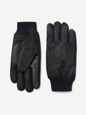 Велурени ръкавици Celio черно