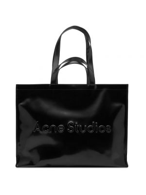 Сумка шоппер Acne Studios черная