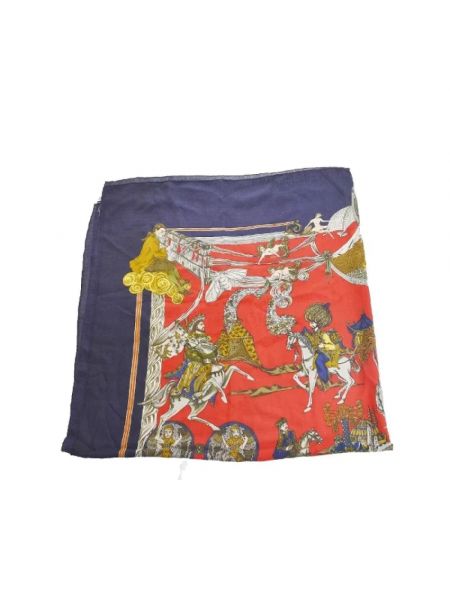 Bufanda de cachemir con estampado de cachemira Hermès Vintage