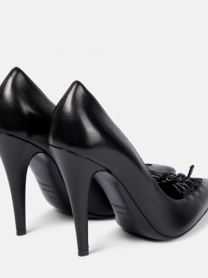 Pantofi cu toc din piele Tom Ford negru