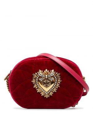 Crossbody torbica Dolce & Gabbana rdeča