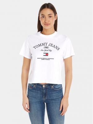 Tričko Tommy Jeans bílé