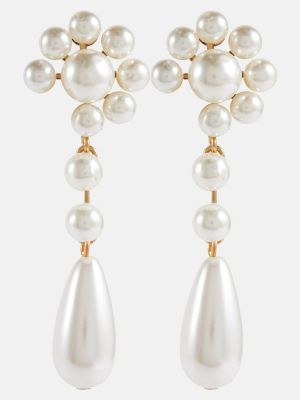 Pendientes con perlas Jennifer Behr blanco