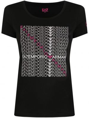 T-shirt Ea7 Emporio Armani svart