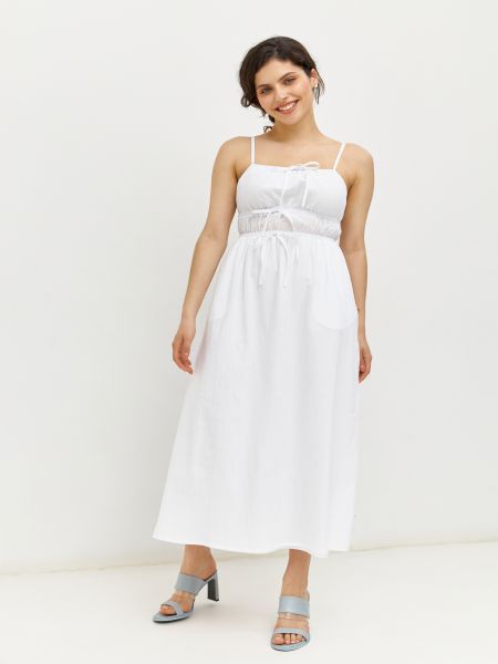 Платье Ricamare белое