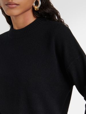 Sweter wełniany z kaszmiru Jardin Des Orangers czarny