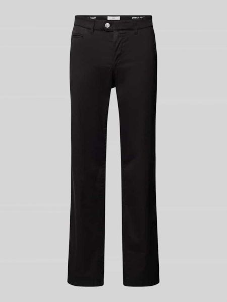 Spodnie w jednolitym kolorze Brax czarne