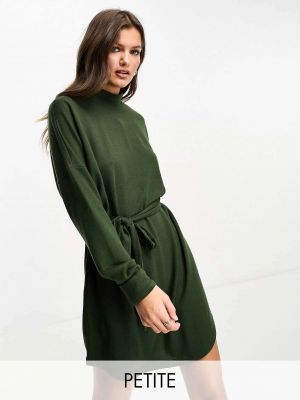 Зеленое платье с высоким воротником Noisy May Petite