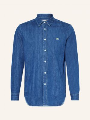 Koszula jeansowa Lacoste niebieska