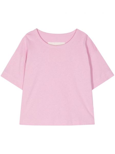 Βαμβακερή μπλούζα Toogood ροζ