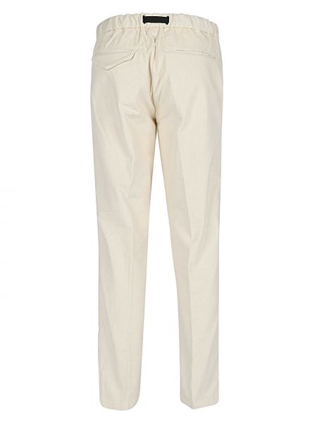 Pantaloni di cotone White Sand bianco