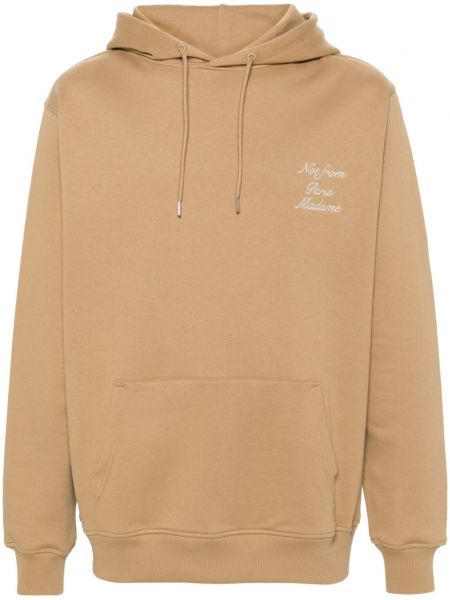 Hoodie Drôle De Monsieur kahverengi