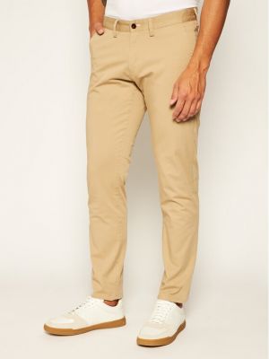 Pantalon chino slim Gant beige