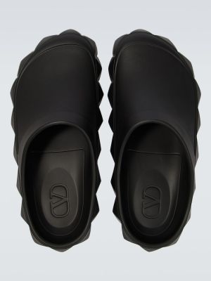 Papuci de casă Valentino Garavani negru