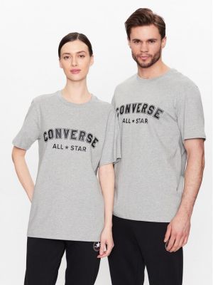 T-shirt Converse grau
