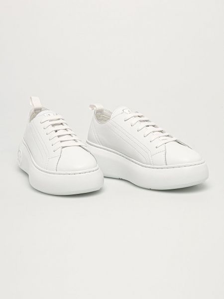 Sneakersy chunky Armani Exchange białe