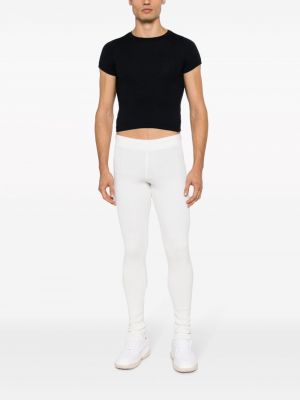 Leggings en cachemire en tricot Extreme Cashmere blanc