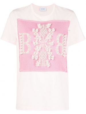 Koszulka z kaszmiru Barrie różowa