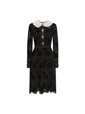 Sukienka midi Dolce And Gabbana czarna