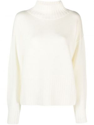 Пуловер от мерино вълна Drumohr бяло