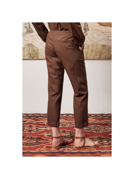 Pantalones rectos Massimo Alba marrón