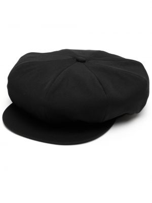 Ull cap Yohji Yamamoto svart