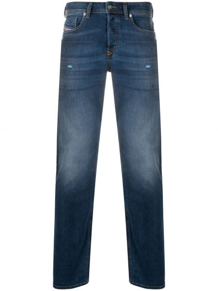 Slank nødlidende stretch jeans Diesel blå