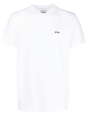 Тениска с принт Arte бяло