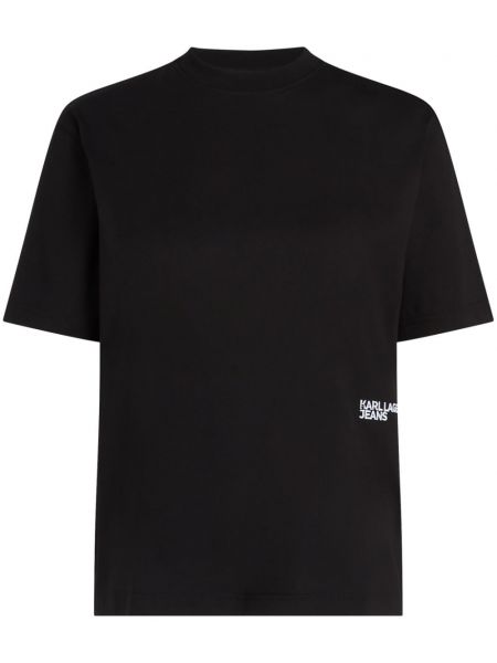 Μπλούζα με σχέδιο Karl Lagerfeld Jeans μαύρο
