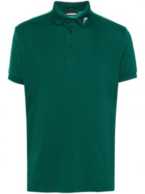 Поло тениска от джърси J.lindeberg зелено