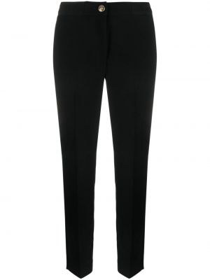 Панталон slim Versace Jeans Couture черно