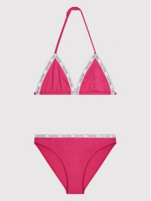 Kétrészes fürdőruha Calvin Klein Swimwear - rózsaszín