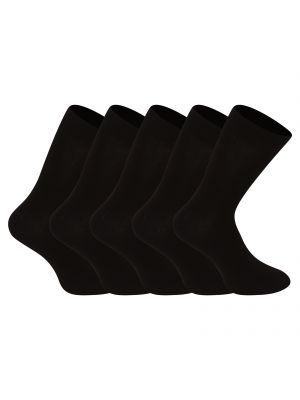 Ψηλές κάλτσες μπαμπού Nedeto μαύρο