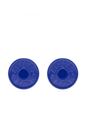 Náušnice Moschino modrá