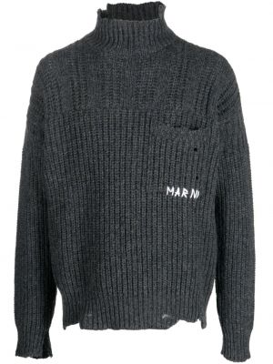 Apgrūtināti džemperis Marni pelēks