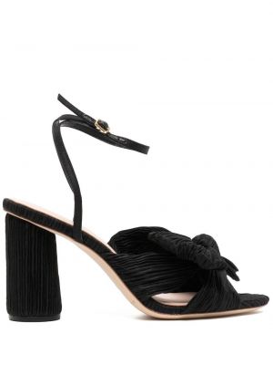 Sandales plissées Loeffler Randall noir