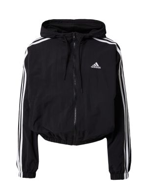 Αντιανεμικό μπουφάν Adidas Sportswear μαύρο