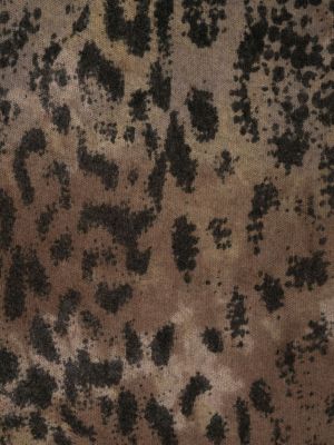 Echarpe à imprimé à imprimé léopard Faliero Sarti