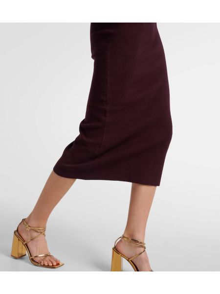 Robe mi-longue Altuzarra marron