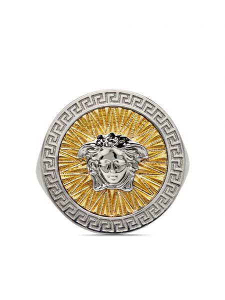 Srebrny pierścionek Versace srebrny