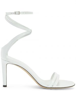 Sandales en cuir Giuseppe Zanotti blanc