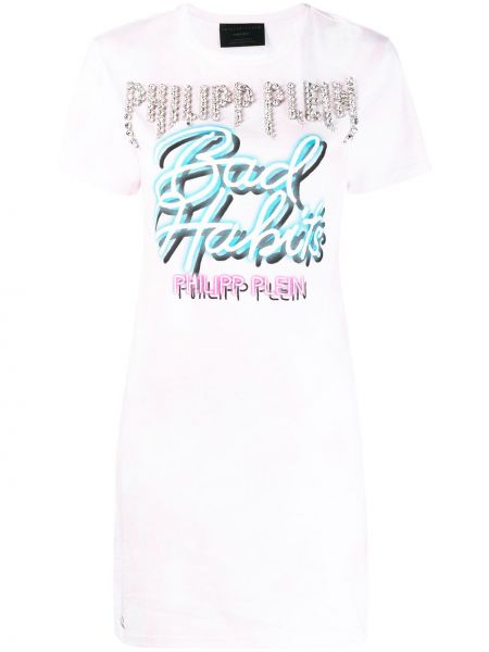 Плаття міні короткий Philipp Plein, рожеве