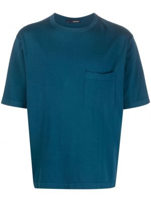 Тениска с къс ръкав Lardini синьо