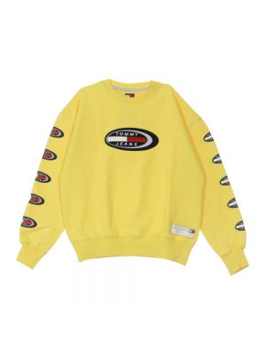 Sweatshirt mit rundhalsausschnitt Tommy Hilfiger gelb