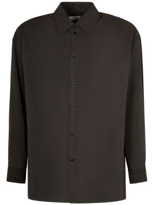 Šilkinė marškiniai Lemaire ruda